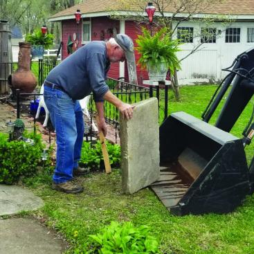 Catching up on yard work... 